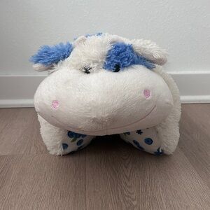 Blueberry scented White and Blue Cow Pillow Pet